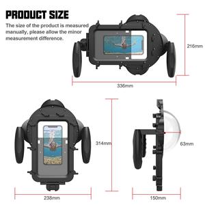 2024 vendita calda nuova <span class=keywords><strong>custodia</strong></span> universale per telefono IP68 fotografia impermeabile subacquea <span class=keywords><strong>custodia</strong></span> <span class=keywords><strong>protettiva</strong></span> per immersioni per <span class=keywords><strong>Smartphone</strong></span> - Product Image 2