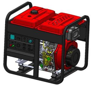 5kw6kvaポータブル小型ディーゼルエンジン発電機セット - Product Image 1