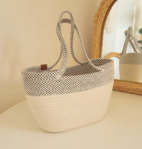 Cordón de Macramé de Algodón Trenzado en Zig Zag de 5.5-6mm, Hilo Boho para Cestas, <span class=keywords><strong>Cuerda</strong></span> Decorativa para Coser y Decorar el Hogar - Product Image 3