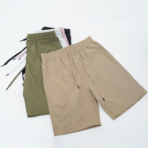 2025 été hommes athlétique sport Shorts 5 \ "Gym séchage rapide Polyester cordon taille élastique respirant Shorts pour solide - Product Image 3