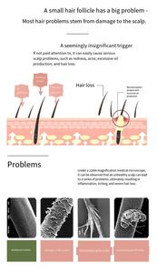 Shampooing Anti-Chute et Anti-Pelliculaire au DNA et à l'Huile, Testé par les Utilisateurs, Réduit la Chute des Cheveux en 1 à 3 Semaines, Soin du Cuir Chevelu pour Hommes et Femmes - Product Image 5