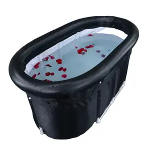 Sale Hot Custom Size Adult Portable ice Barrel Pool Muscle Recovery 75X75cm with all accessories portable ice bath tubs