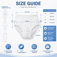 Culottes jetables de maternité en pur coton pour femmes, sous-vêtements jetables confortables, fournitures d'hygiène post-partum