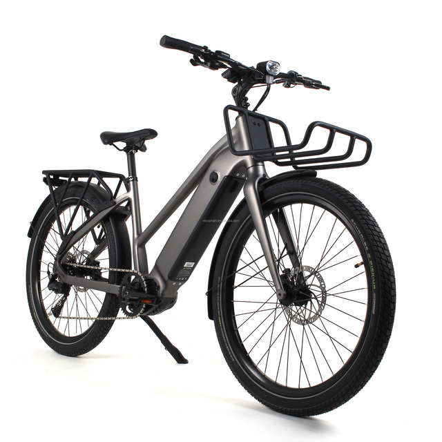Elyx Pony III 250W Mid Drive Motor 48V20Ah Lithium Battery Cargo Electric Bike Alloy Frame Electric City Bike