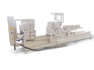 Machine de découpe automatique à deux têtes pour la fabrication de fenêtres et portes en aluminium, contrôlée par PLC, haute précision, moteur 380V/220V pour UPVC - Product Image 4