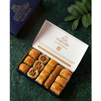 Baklava en papier personnalisé Dates Emballage Boîte de bonbons Ramadan Mubarak Boîte d'emballage de chocolat de Dubaï Boîte d'emballage de fruits secs cadeau de luxe