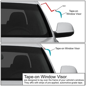 Sombra de sol lluvia guardia ventilación de ventana visera para 91-99 Mitsubishi Pajero <span class=keywords><strong>V31</strong></span> - Product Image 6
