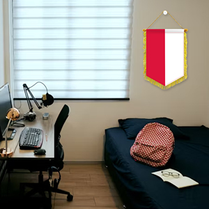 Mini 20x30cm Pennant Car Flags Poland Wall Decor Display Accessories <b>Small</b> Ornaments for Hanging - Product Image 2