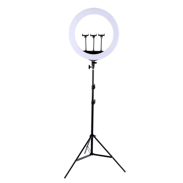 Factory Price 21 Inch 52.5cm LED Ring Vlogging Photography Video Lights Kits with Remote Control & Phone Clamp & Tripod Mount