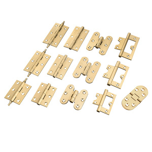 Charnières en laiton pour portes d'armoires, charnières papillon à tête plate, fixation durable pour portes de meubles - Product Image 5