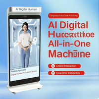 Machine interactive tout-en-un AI Digital Human, écran interactif humain virtuel 3D, robot de réception intelligent
