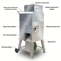 Máquina Desgranadora de Maíz Dulce Comercial, Trilladora Eléctrica de Maíz de Acero Inoxidable, 400-600 kg/h, para Procesamiento de Maíz en Granjas y Producción de Palomitas