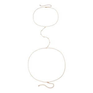สร้อยคอเซ็กซี่ลายขวางหน้าอกหน้าอกแบบเรียบง่ายสำหรับผู้หญิงสร้อยคอสำหรับใส่ไปงานแต่งลูกบอลโบโฮเครื่องประดับสำหรับร่างกาย - Product Image 4