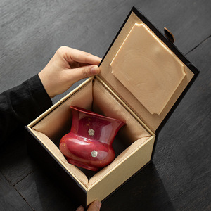 Jianshui <b>Tea</b> Washer Red Copper Water Bowl Cup Washer <b>Tea</b> Dregs Container Household Ornament Pen Washer <b>Tea</b> <b>Set</b> Accessory - Product Image 2