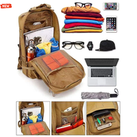 Mochila Táctica para Gimnasio, Venta al por Mayor, 25L, Camuflaje Digital, Impermeable, para Laptop, Camping, Senderismo, Forro de Nailon, Cierre de Cremallera