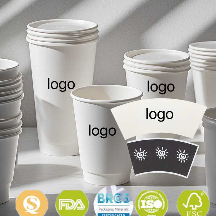 Custom Size Pe Coated Paper Cup Fan Print 4oz 5oz 6oz 8oz 9oz 12oz 16oz ...