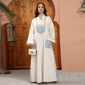 Abaya para Mujer, Eid Musulmán, Jalabiya, Caftán Elegante con Bolsillos, Caftán de Fiesta, Jalabiya Ramadán, Vestidos Largos, Túnica Árabe de Dubái 2026 - Product Image 4
