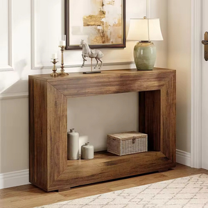 Table <span class=keywords><strong>console</strong></span> moderne <span class=keywords><strong>convertible</strong></span> américaine de 47 pouces pour entrée et salon avec rangement - Product Image 5