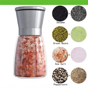 200ml moulin à épices facile à nettoyer poivre et poudre de piment salière <span class=keywords><strong>verre</strong></span> et matière plastique PC moulin à épices - Product Image 5