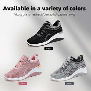 <span class=keywords><strong>Scarpe</strong></span> da Running Snaker traspiranti da <span class=keywords><strong>donna</strong></span> stile alto suola in gomma Eva per gli sport all'aria aperta invernali e primaverili - Product Image 4
