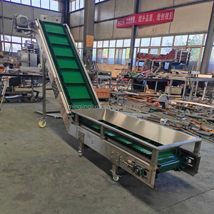Elevator Partikel Baja Tahan Karat Terlaris untuk Skirt Small Truck Farm Conveyor, Biji Kopi, Kulit Kelapa, Serbuk Gergaji, Dapat Disesuaikan - Product Image 4