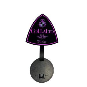 Logo personnalisé Longstargift pour autocollant d'étiquette de bouteille de Champagne LED auto-adhésif avec mise en évidence de nuit noire pour l'occasion du nouvel an - Product Image 4