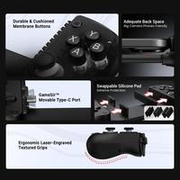 Manette de jeu mobile GameSir X5 Lite avec poignée extensible pour iOS et Android, périphérique de jeu Type-C, contrôleur de salle de jeux