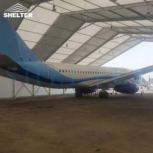 Tente de stockage extérieure Structure en acier <span class=keywords><strong>Hangar</strong></span> Entrepôt <span class=keywords><strong>Hangar</strong></span> d'avions à <span class=keywords><strong>vendre</strong></span> - Product Image 4