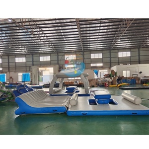 Chất lượng cao Inflatable nổi đảo nền tảng cho công viên nước tốt nhất Inflatable nổi nền tảng cho hồ - Product Image 1