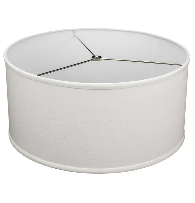 new trim drum taupe Ivory white mini natural lampshade