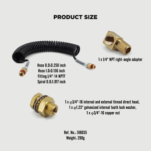 Kit de Manguera de Aire Enrollada Deslizante - Product Image 2