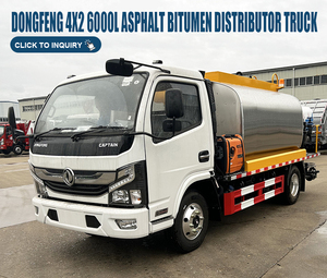 DongFeng 4x2 6000L Asphalt <b>Bitumen</b> Distributor Truck with Pump Smart Sprayer High Efficiency 1 Year Warranty - Product Image 1