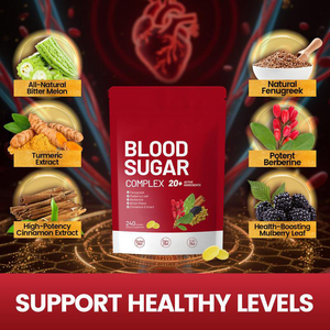 240 Cápsulas de Complejo Natural para el Azúcar en Sangre, Cápsulas de Gel Suave Antioxidantes para el Equilibrio del Azúcar en Sangre, para el Apoyo Inmunológico y la Densidad Ósea - Product Image 3