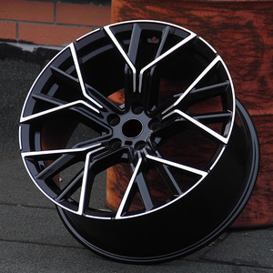 Rines de Aleación Forjados con Acabado Negro Mecanizado para Jeep Wrangler, Man <span class=keywords><strong>Cherokee</strong></span>, Range Rover, Discovery, Land Rover Defender, 19, 20, 21, 22 Pulgadas - Product Image 2