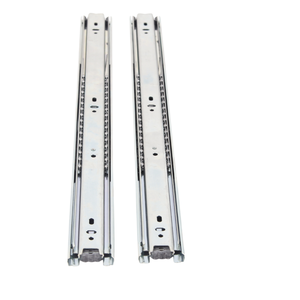 Hardware Resources Telescopic Channel <strong>Drawer</strong> Runners with Ball Bearing <strong>Soft</strong> Close <strong>Push</strong> to <strong>Open</strong> <strong>Slides</strong> for Kitchen Bathroom - Product Image 1