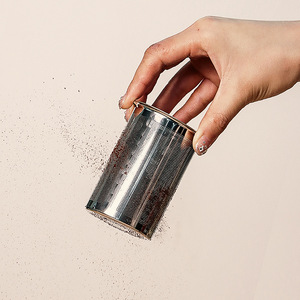 Filtre à café L-Beans en acier inoxydable pour café moulu fin, idéal pour la maison et les cafés - Product Image 3
