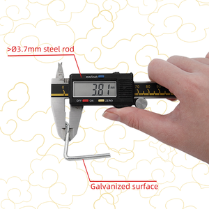 43-pc thép peghook loại cho nhà để xe lưu trữ kim loại PEG Hội Đồng Quản trị móc cho công cụ tổ chức cửa hàng hiển thị móc áo móc - Product Image 3
