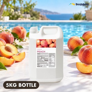 Sirop de pêche 5kg Bouteille Taïwan 2026 Premium Halal HACCP - Product Image 1