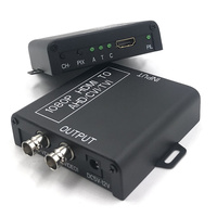 Adaptateur convertisseur HD MI vers AHD 1CH Entrée et 2 CH Sortie Signal vidéo HD 1080P vers TVI CVI AHD 2 BNC pour caméra HDTV DVR Moniteur