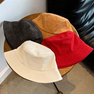 Chapeau Bob Homme en Velours Côtelé Personnalisé avec Logo Brodé, Petites Séries, Automne et Hiver, Chaud et Polyvalent - Product Image 4