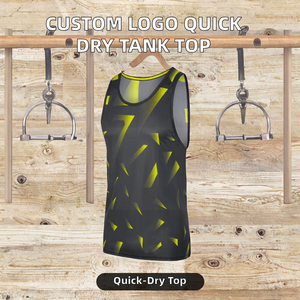 Chaleco Deportivo Personalizado con Logotipo para Hombre, Sin Mangas, Cuello Redondo, Malla 100% Poliéster, Secado Rápido, Transpirable, Verano, Informal, Gimnasio, Fitness, Baloncesto, Entrenamiento - Product Image 2