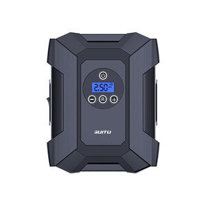 Bomba de aire para coche, compresor de aire de 12V, <span class=keywords><strong>DC</strong></span>, 12V, 120W, bomba de aire para coche con cable, con iluminación LED Inflador de neumáticos, pantalla Digital - Product Image 1