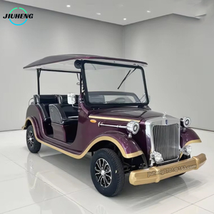 Voiture de <span class=keywords><strong>golf</strong></span> électrique de haute qualité fabriquée en Chine, 3 rangées, 8 places, bus touristique rétro, mariage, hôtel, voiture classique fermée - Product Image 3