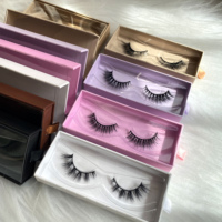 Cils en Faux Vison Réutilisables Naturels, Vente Chaude, 10mm, Échantillons Gratuits, Faux Cils en Gros