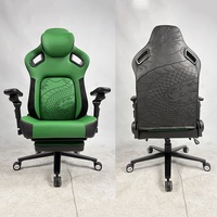 Chaise de jeu XL Kaiser PRO Series Premium avec accoudoirs 5D et coussin de tête magnétique, design brodé cool, chaise de course pour ordinateur