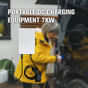7kw Ev Oplader Box Snel Elektrisch Draagbaar Laadstation Met Veegkaart Oplaadmethode - Product Image 5