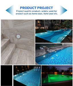 HOTOOK Lumière sous-marine RGB de haute qualité SS316 Super mince 3 mm IP68 Étanche Panneau LED Tout-en-un Lumière de piscine - Product Image 3