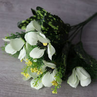 Tige de chrysanthème artificielle, fausses fleurs de chrysanthème en soie, décorations pour la maison, les mariages et les fêtes