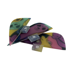 Diseño de patrón de aleta de tabla de surf pequeña Fibra de vidrio Aleta de cola de centro pequeño - Product Image 2