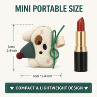 Porte-clés en peluche doux de qualité supérieure, mini animaux en peluche (chien, chat), accessoires festifs durables pour la vente en gros